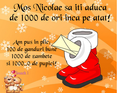 Povestea lui Mos Nicolae-Scrisoare pentru Mos Nicolae