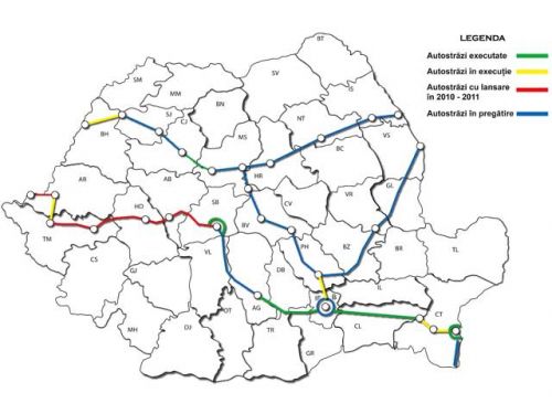 Sa discutam despre harta României cu 1.094 kilometri de autostrăzi