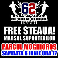 62 – NE VREM CLUBUL INAPOI (mars de protest organizat de Asociatia Independenta a Suporterilor Stelisti)