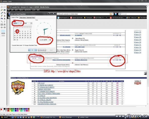 Professional Football League of Romania seems to know the result of matches before they even begin...