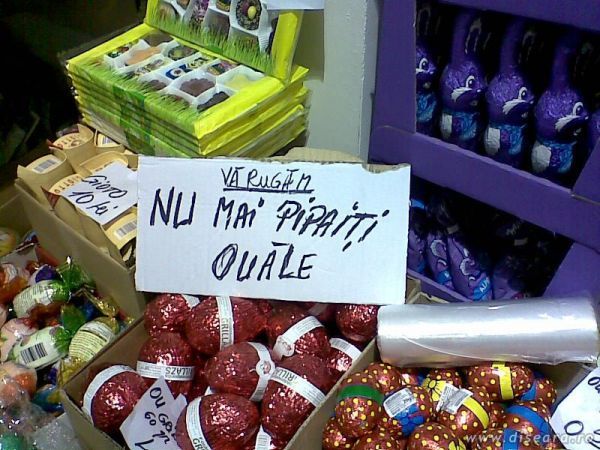 Ciocniti, nu pipaiti! Paste Fericit !