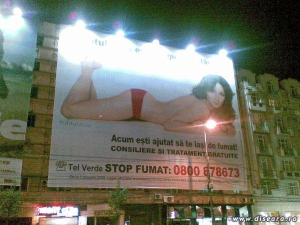 Anti-smoking campaign.
The text on tip is: "Smoking is your only pleasure ?"