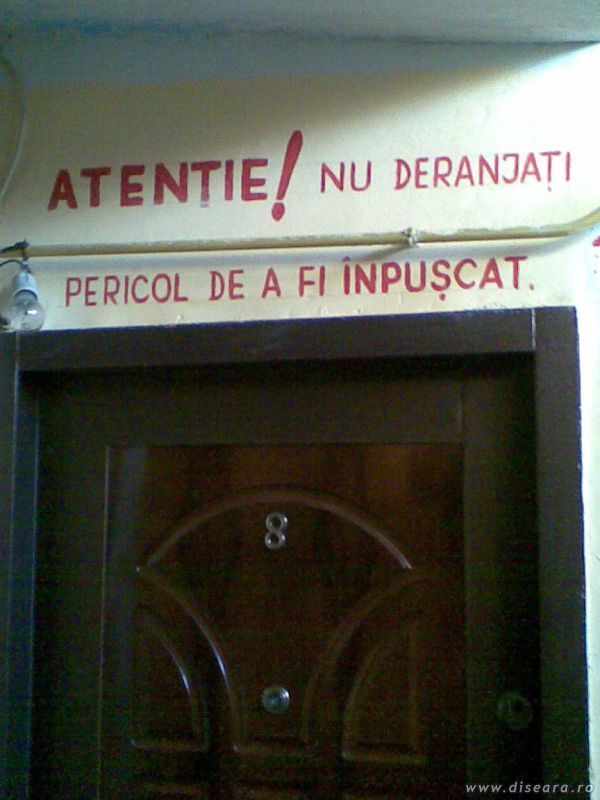 From history books: "The Romanian people is made of humans very nice, open to strangers".