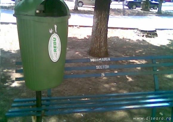 In case you feel lonely while relaxing on the bench...