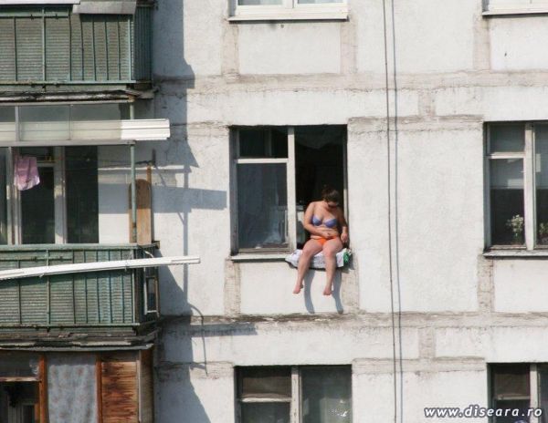 How the women get the sun on the block...