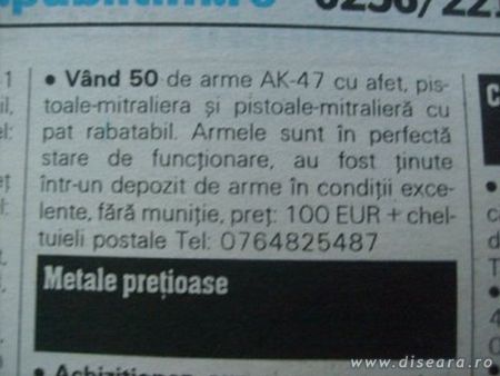 Strange ad...