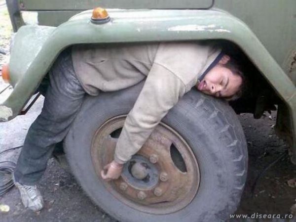 When sleep gets you...
