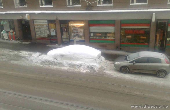 Now I see why on weather they keep saying: it will snow in some places...