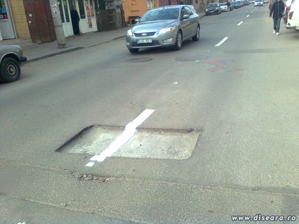 Holes and marks...