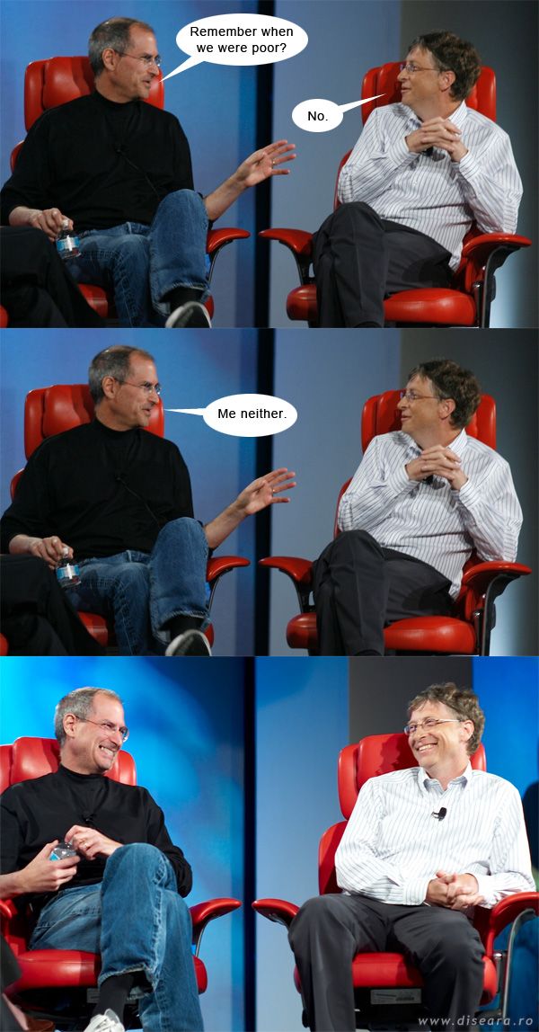 Steve Jobs vs. Bill Gates