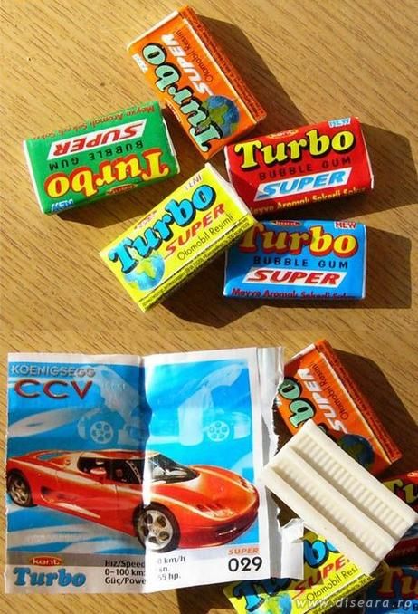 In amintirea vremurilor de demult (guma de mestecat Turbo)...
