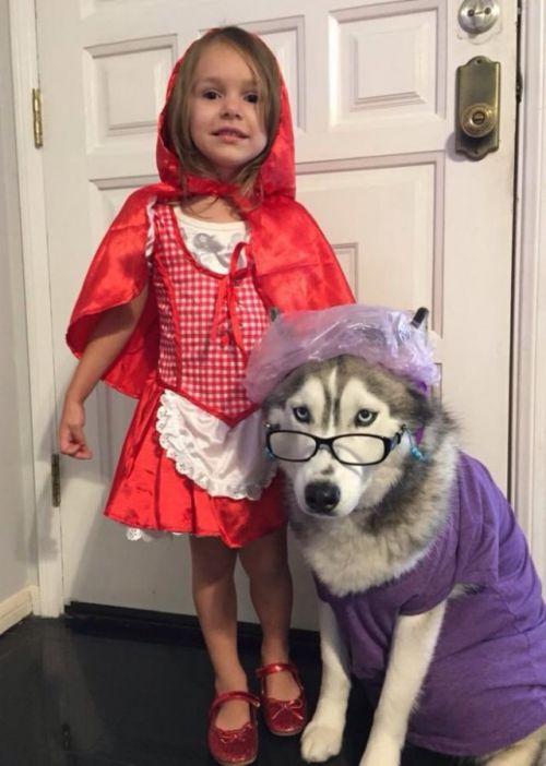 Red riding hood and her grandmother