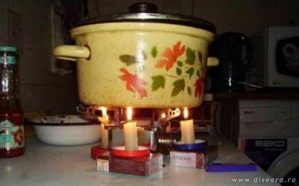 Nu mai sunt bani de gaz? Improvizam !