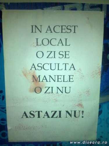 Astazi nu se asculta manele !