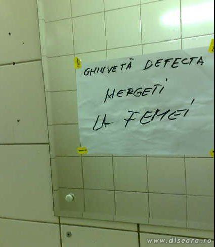 Ce sa-i faci... mergem acolo daca trebuie...