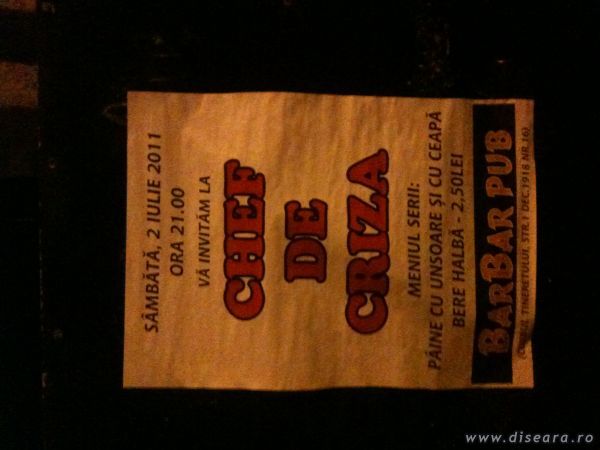 Chef de criza!