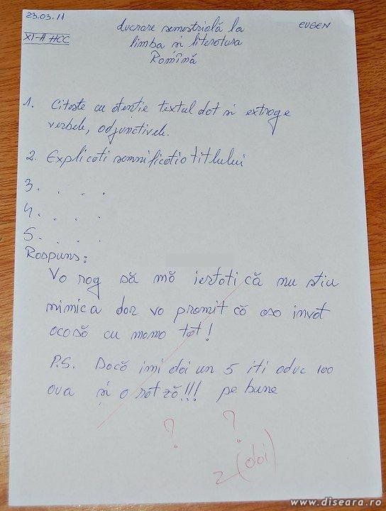 100 de oua si o ratza !!!!