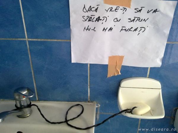 No more stealing the soap !