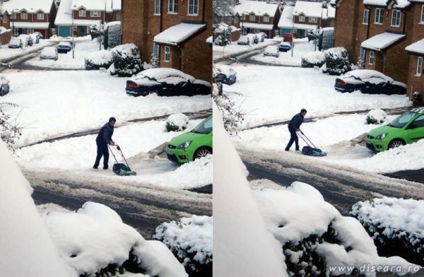 And if there is a lot of snow... we cut it !