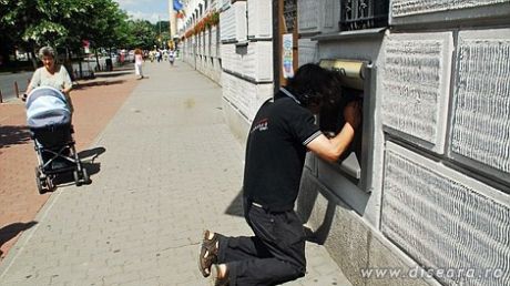 We pray to the bancomat