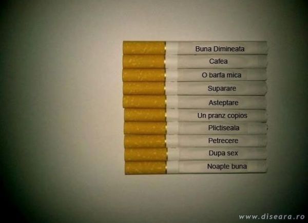 The day of a smoker