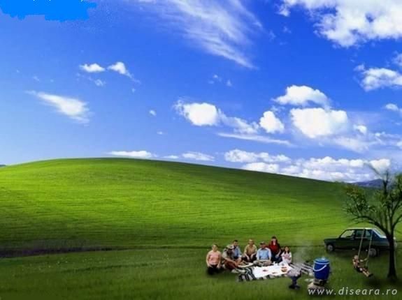 Windows XP wallpaper for Romania