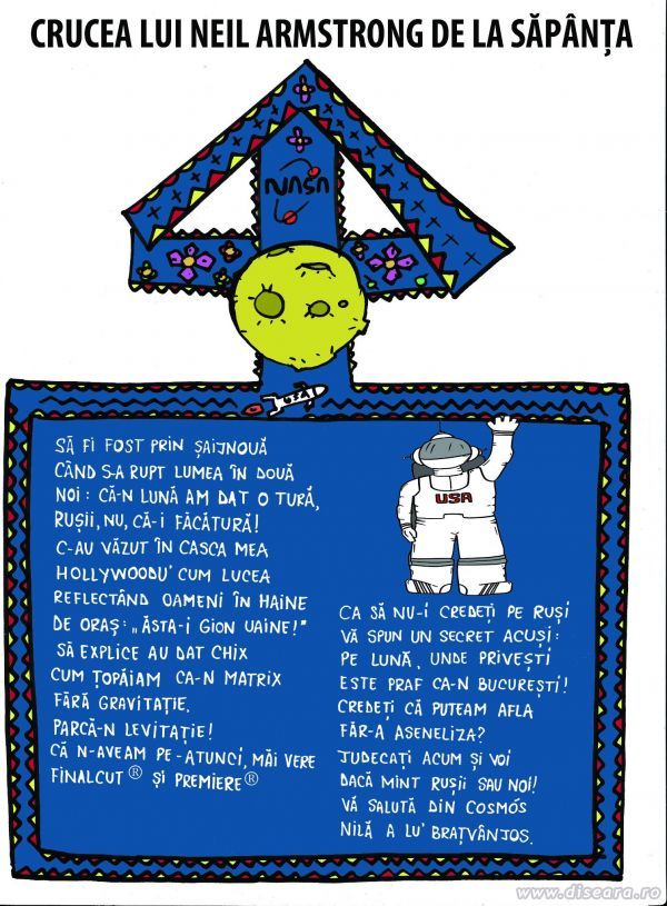 The Neil Armstrong cross... from Sapanta