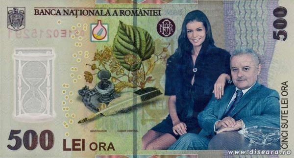 The first woman printed the Romanian money