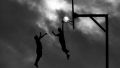 Basketball with the moon