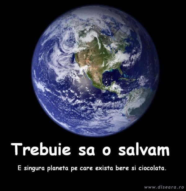 We have to motivate ourselves to save the planet
