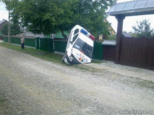 It falls...
