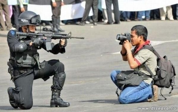 I want to take a picture with the bullet