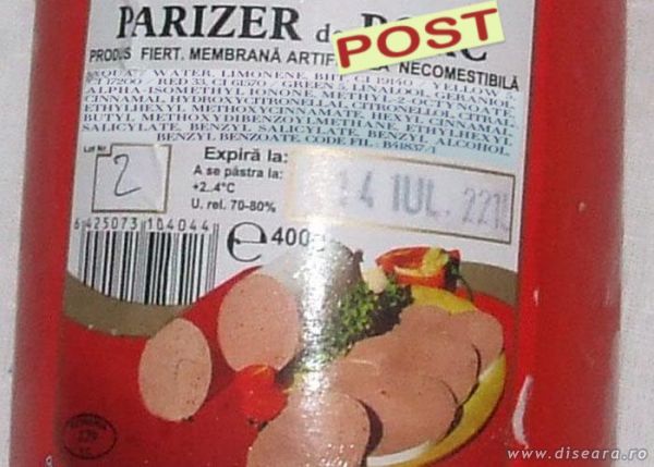 Meat was anyway not in...