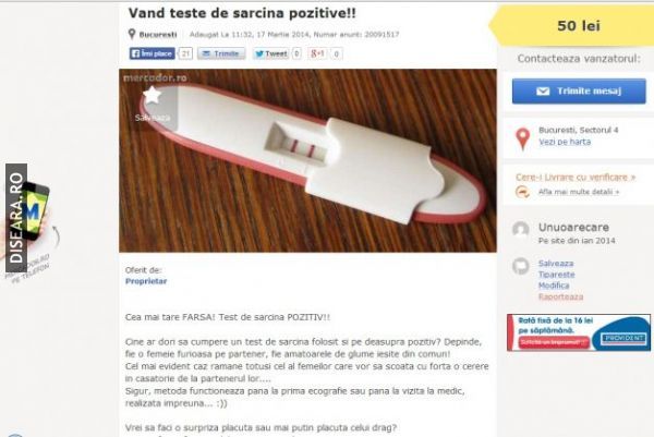 What the romanians are selling on Internet