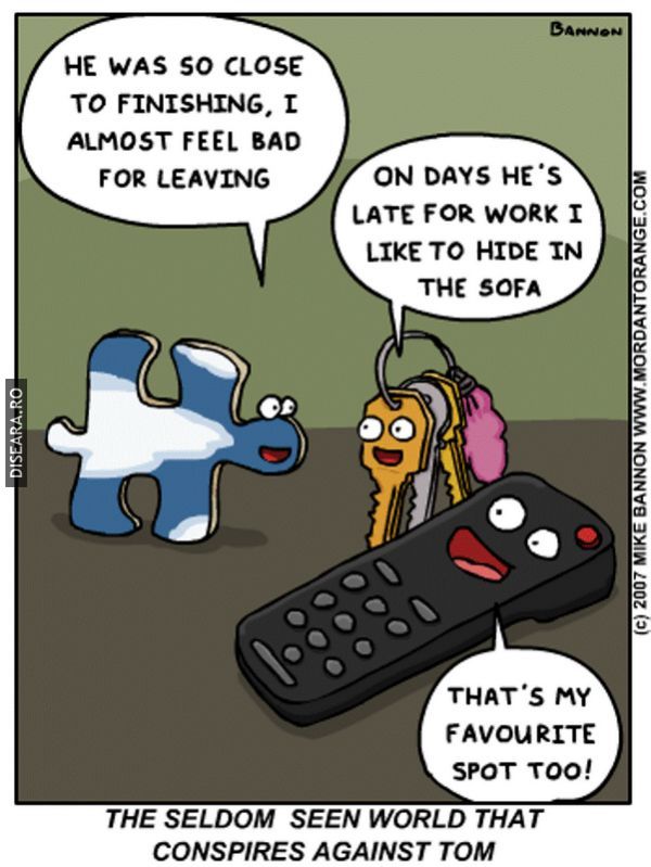 In the sofa