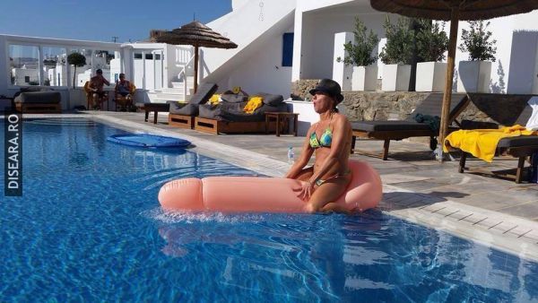 At the pool