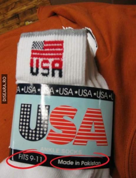 USA sockjs, made in Pakistan
