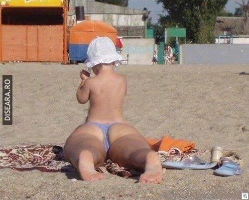 At the beach