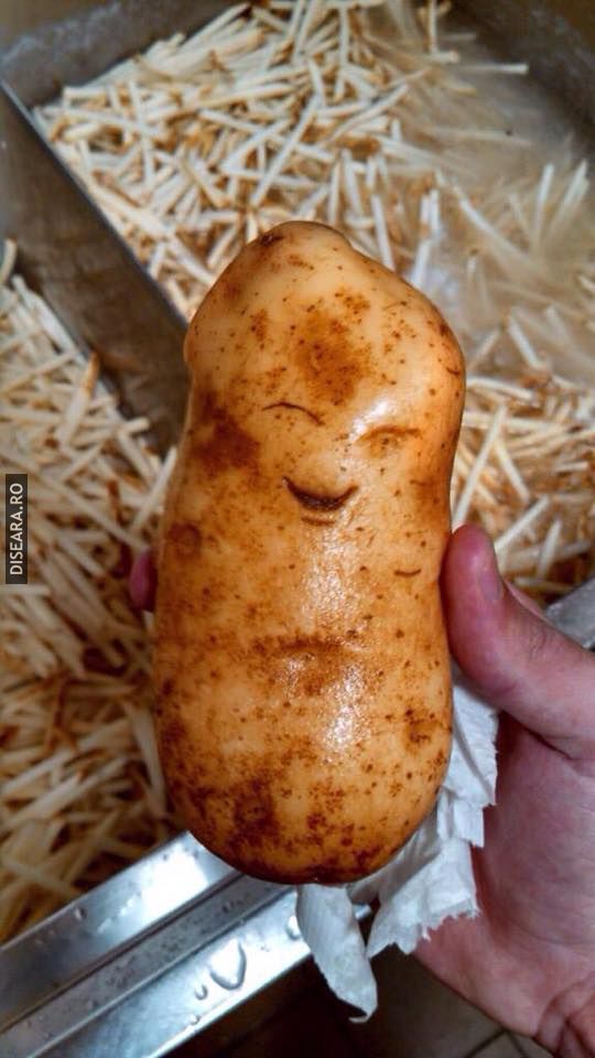 The happy potato