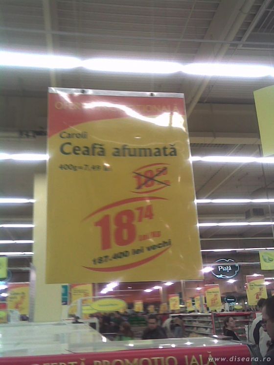 Promotion: now at a bigger price !