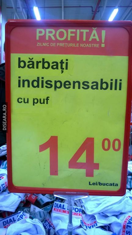 Barbatii au devenit foarte ieftini si indispensabili