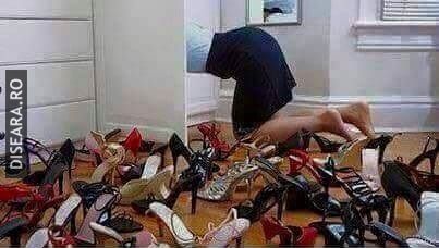 I don't find any shoes!