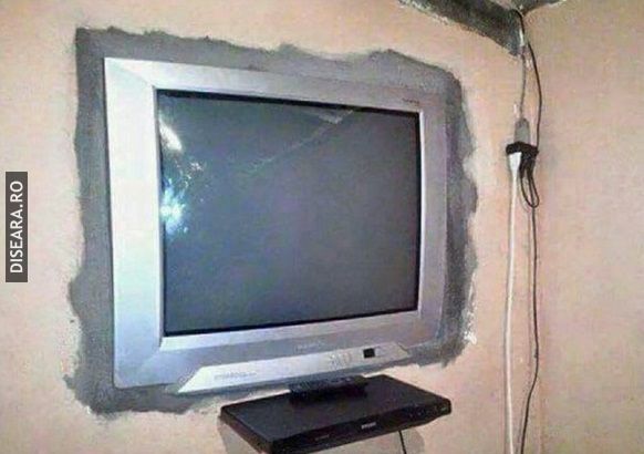 When you really want a flat screen