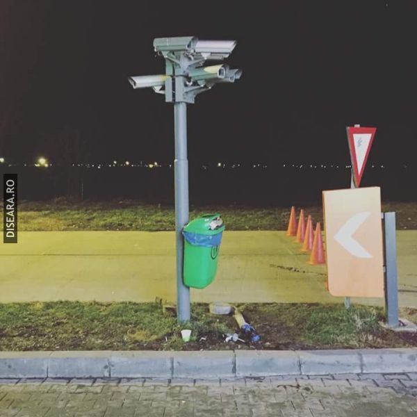 Most watched trash bin!