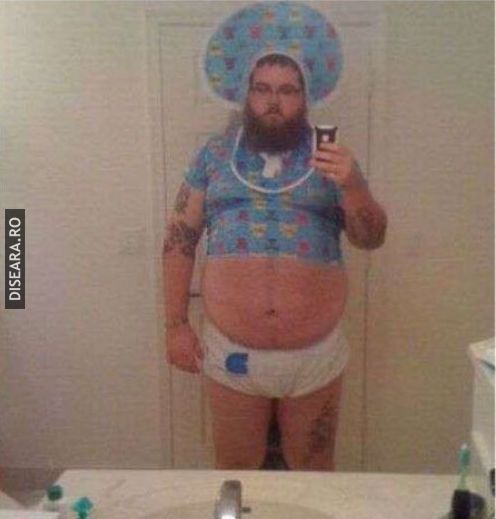 Bizarre selfie