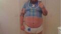 Bizarre selfie