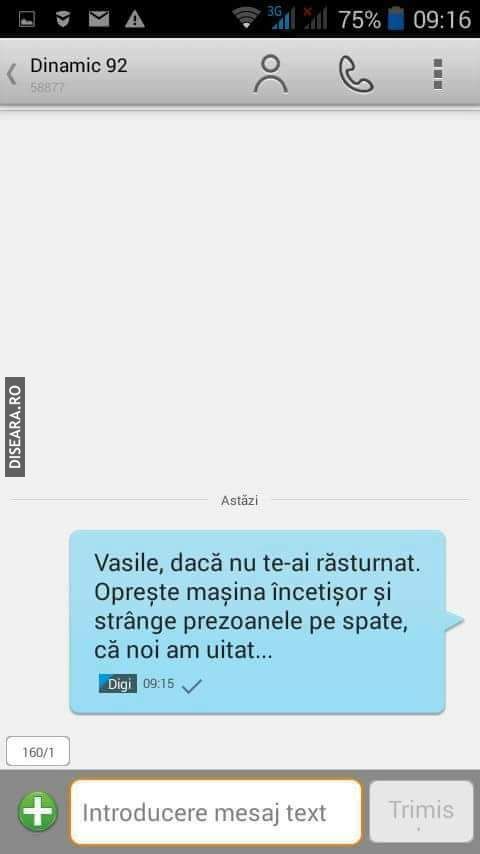 Mesaj de la mecanicul auto