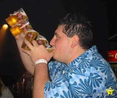 How to drink 5 beers.