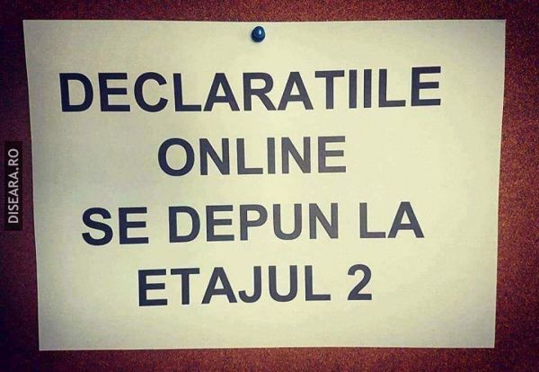 Voi unde va depuneti declaratiile online?