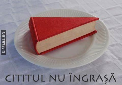 Reading does not make you fat!